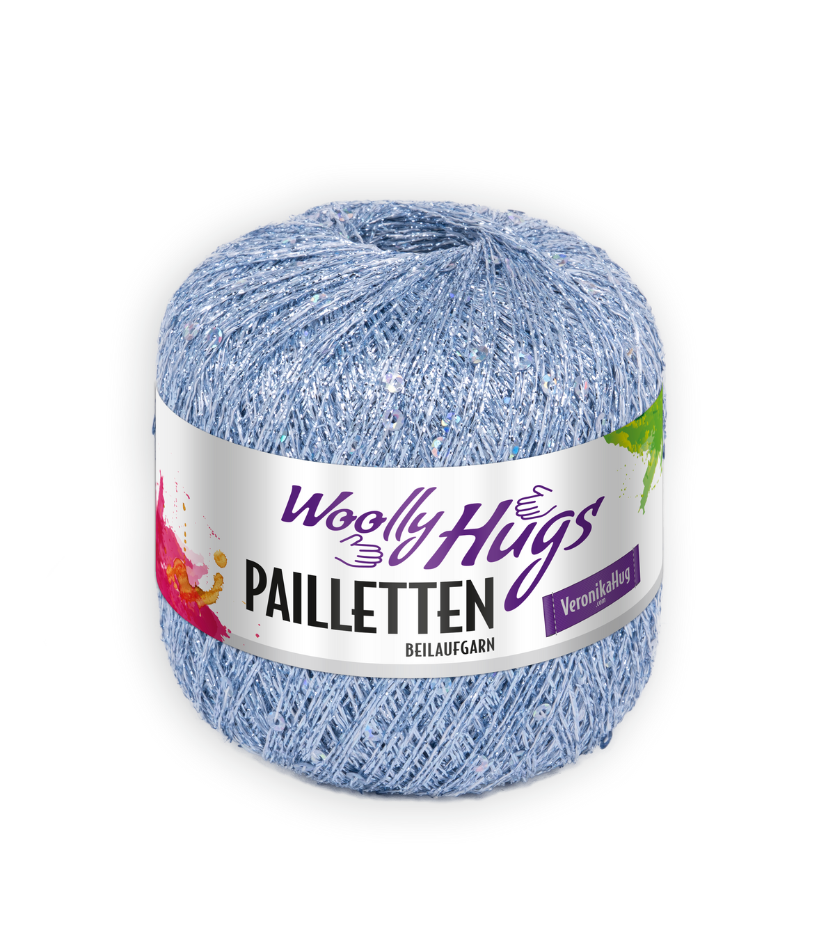Woolly Hugs Pailletten 278766.310 HELLBLAU / HELLBLAUE PAILLETTEN