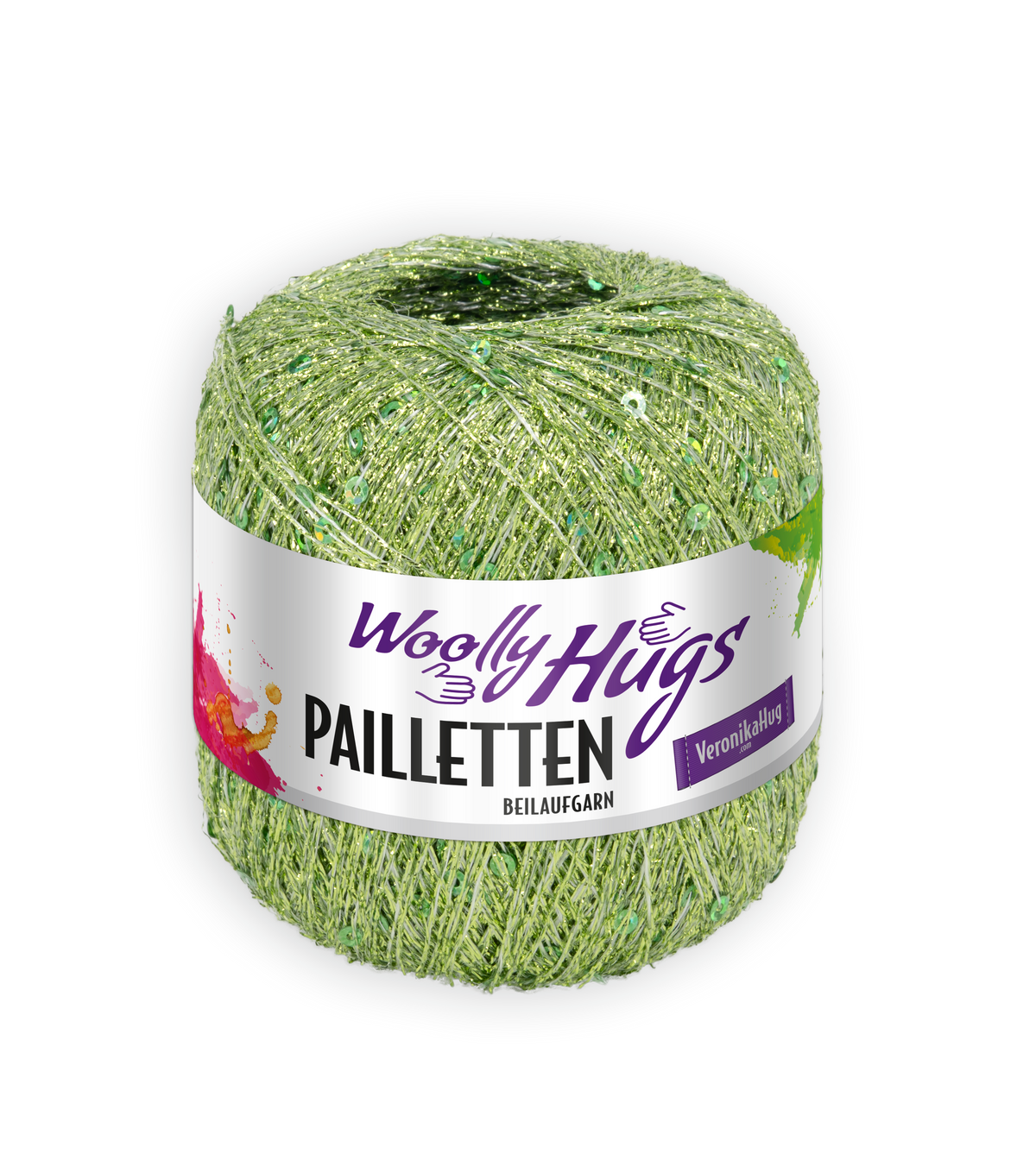 Woolly Hugs Pailletten 278766.312 HELLGRUEN / HELLGRUENE PAILLETTEN