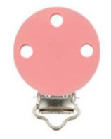 Opry Silikon Schnullerclip.......  dunkel rosa