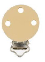 Opry Silikon Schnullerclip.......  beige
