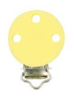 Opry Silikon Schnullerclip.......  gelb