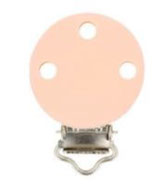 Opry Silikon Schnullerclip.......  hell rosa