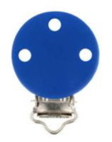 Opry Silikon Schnullerclip.......  dunkel blau