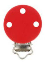 Opry Silikon Schnullerclip.......  rot